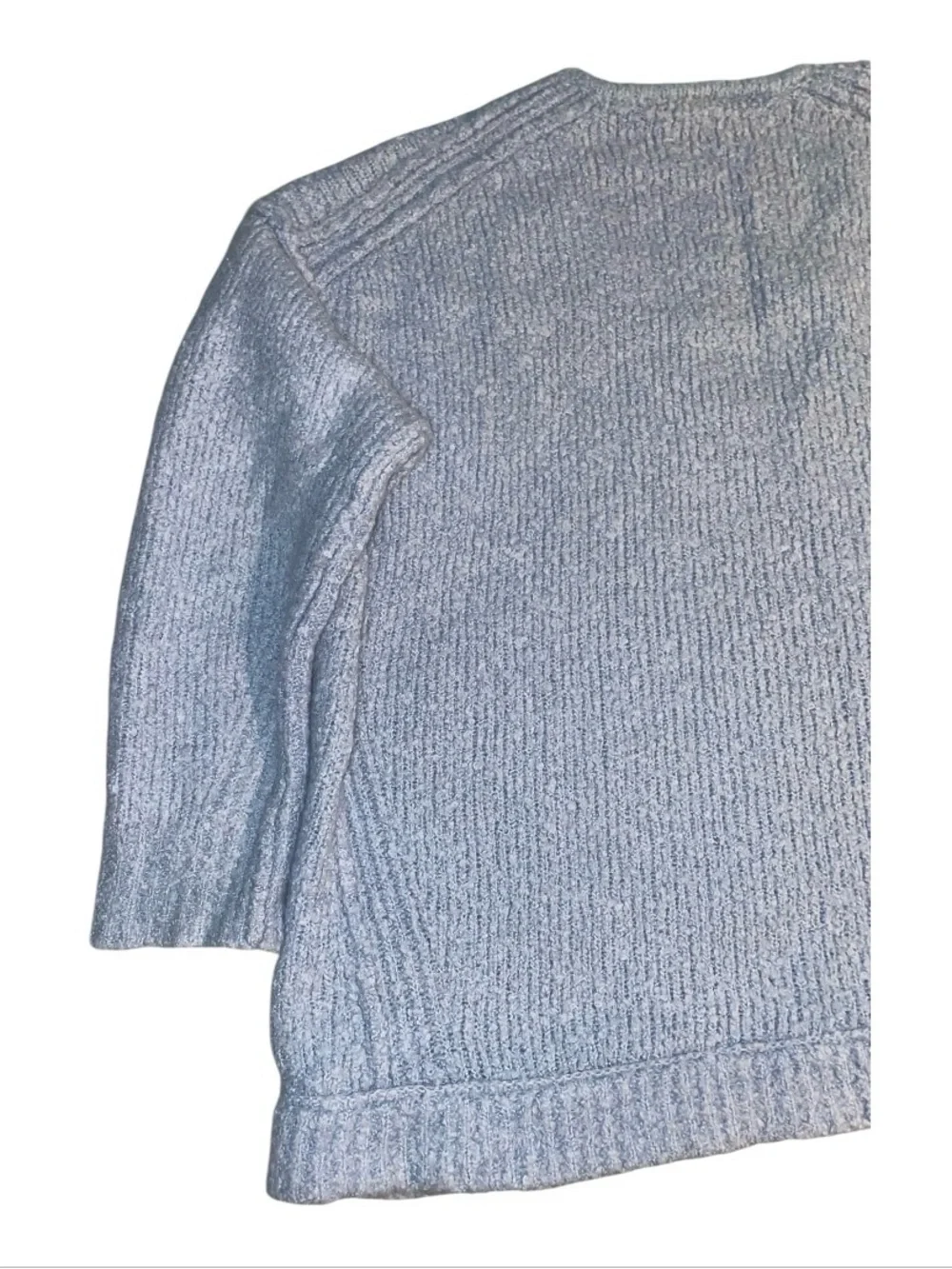 Free people Light Blue V-Neck Women’s Sweater
